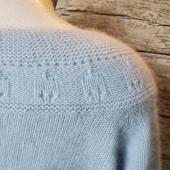 Marina Luna Blue Sweater Size Large NWOT - Picture 4 of 7